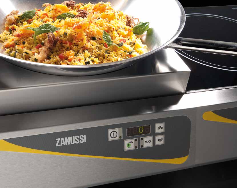 Wok de Inducción Easy Cooking de Zanussi Electricidad Monofásico